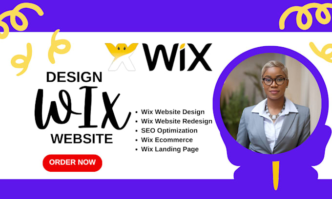 Gig Preview - Design wix website wix website redesign wix website development wix landing page