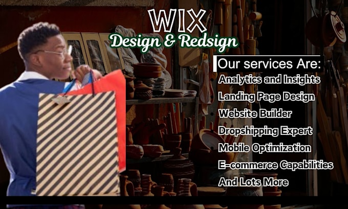 Gig Preview - Build wix website redesign wix website design wix website redesign wix website