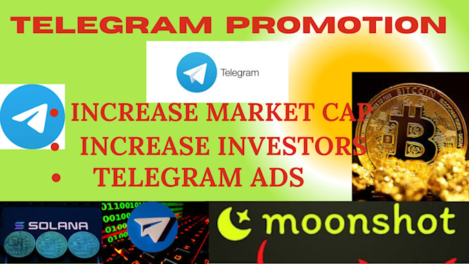 Gig Preview - Do crypto token telegram promotion, to increase 500k sol memecoin daily investor