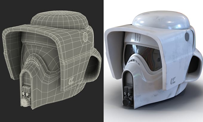 Gig Preview - 3d mask, helmet, halloween mask, star wars, 3d head, 3d face