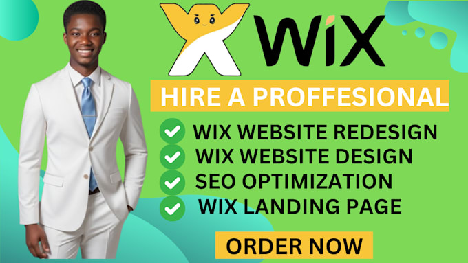 Bestseller - build wix website, wix website design, wix website redesign, wix development SEO