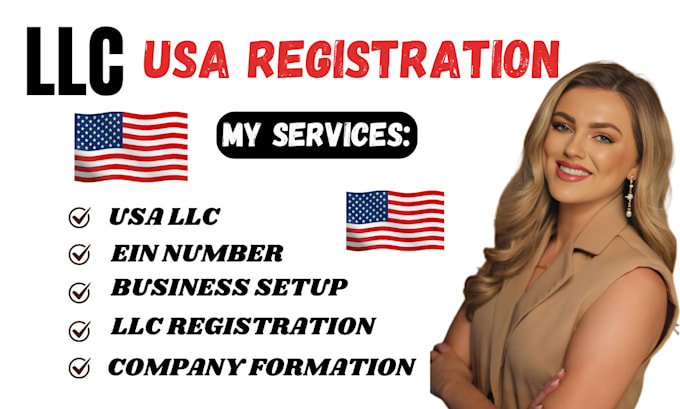 Gig Preview - Do USA llc registration, ein number for US and non US member