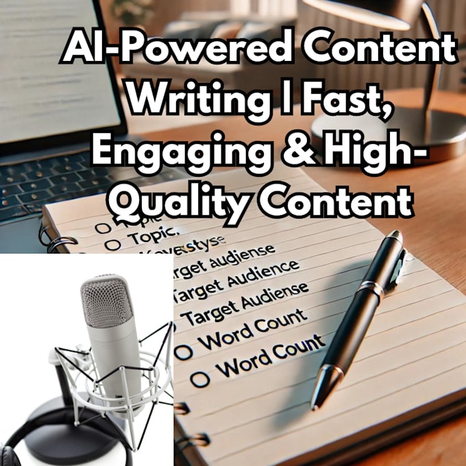 Gig Preview - Ai powered content writing high quality content