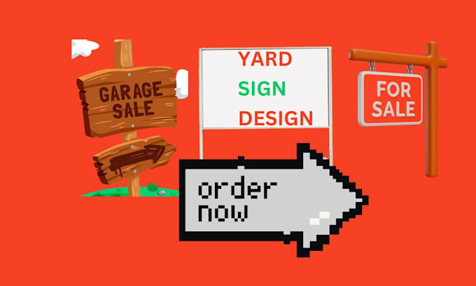 Gig Preview - Yard sign signage yard lawn sign store front billboard design