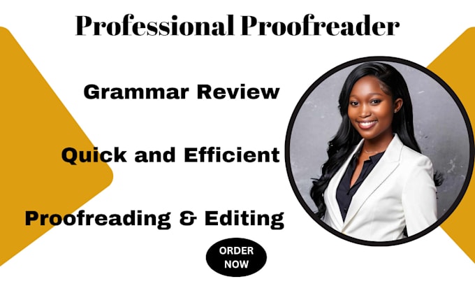 Gig Preview - Proofread and edit books, stories, and all other documents