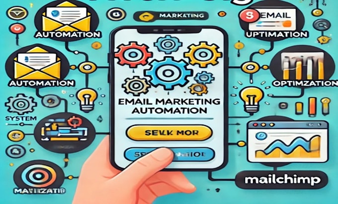 Gig Preview - Set up and optimize email marketing campaign automation in systeme io mailchimp