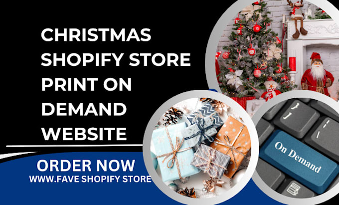 Gig Preview - Design christmas store amazon store affliate marketing hoilday card website