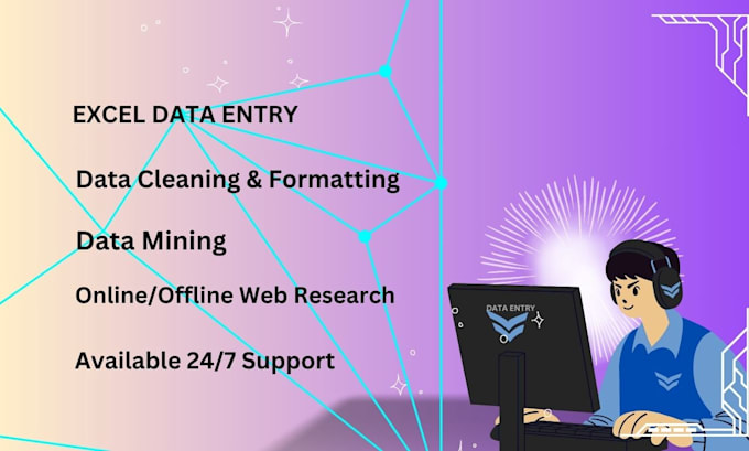 Gig Preview - Expert web research and data entry services