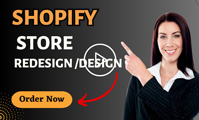 Gig Preview - Do shopify website design, shopify redesign, dropshipping store, shopify website