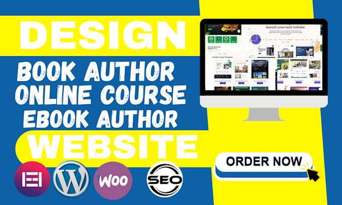 Gig Preview - Design author website, course website, ebook website, landing page children book