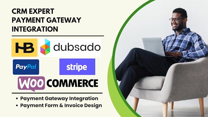 Gig Preview - Integrate honeybook dubsado CRM, stripe woocommerce payment integration expert