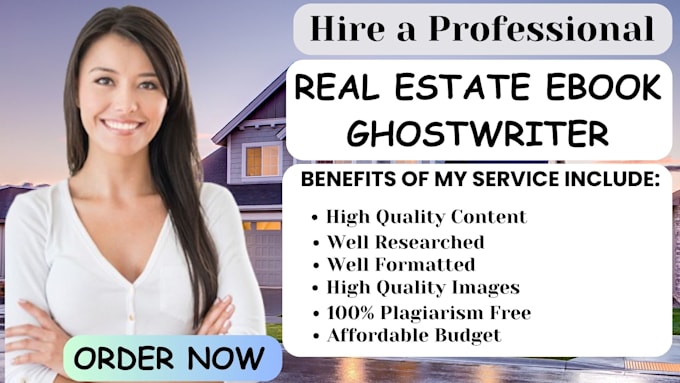 Gig Preview - Ghostwrite real estate ebook personal finance loan credit repair course writer