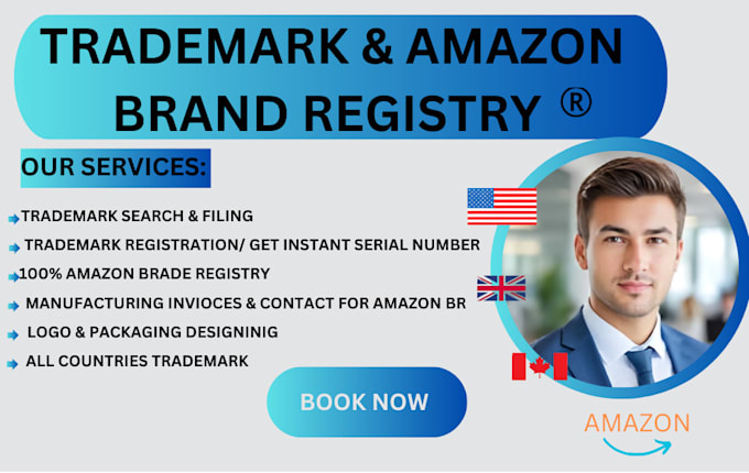 Gig Preview - Get you amazon brand registry with pending trademark