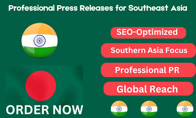 Bestseller - write and distribute press release to bangladesh india media outlets