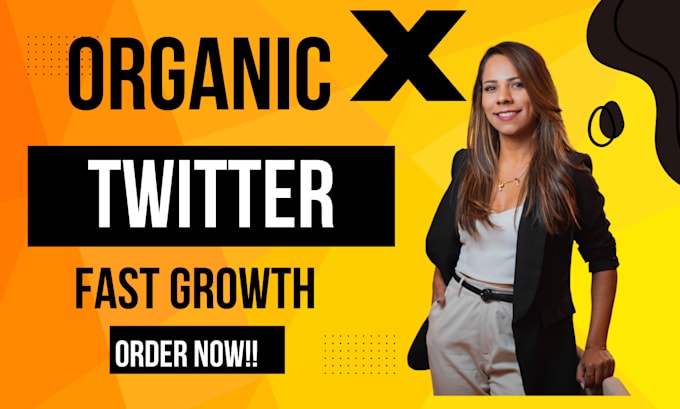 Gig Preview - Grow organic followers fast do twitter x marketing, tweet promotion, management