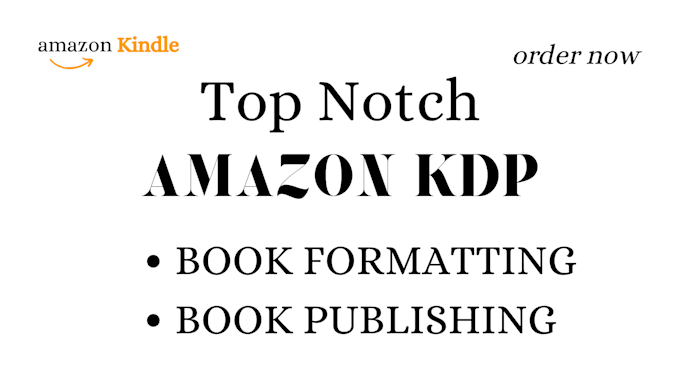 Bestseller - publish book on amazon kindle kdp, book formatting, amazon kdp book publishing