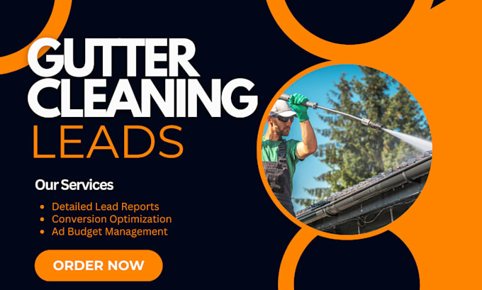 Gig Preview - Generate gutter cleaning leads gutter installation leads gutter cleaning website