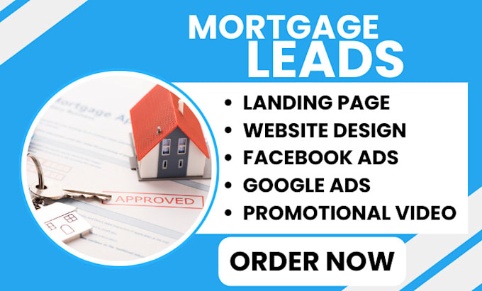 Gig Preview - Do mortgage website mortgage leads loan website landing page wordpress website