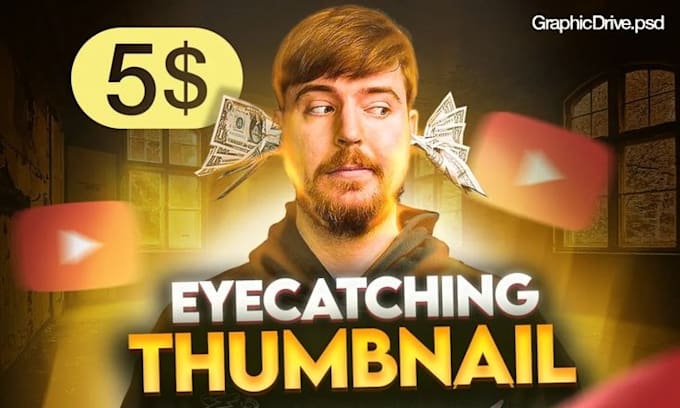 Gig Preview - Create eye catching thumbnails that boost clicks