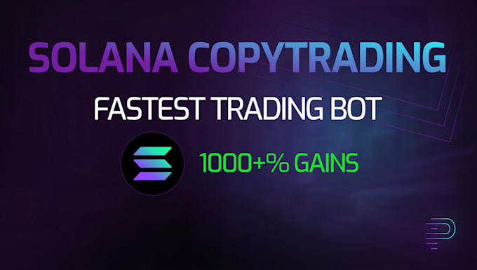 Gig Preview - Create a solana copy trading bot telegram trading bot front running bot pump bot