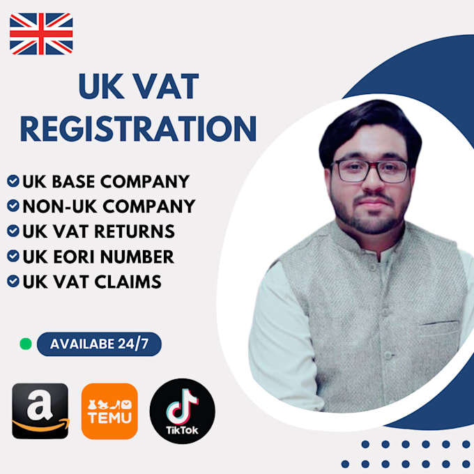 Bestseller - handle your UK vat registration for temu, ebay, amazon, tiktok seller