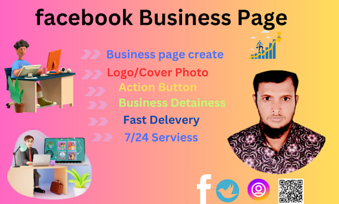 Gig Preview - Business page create and setup,all social media account1