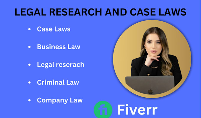 Gig Preview - Do legal research case briefs, case analysis, criminology, company, business law