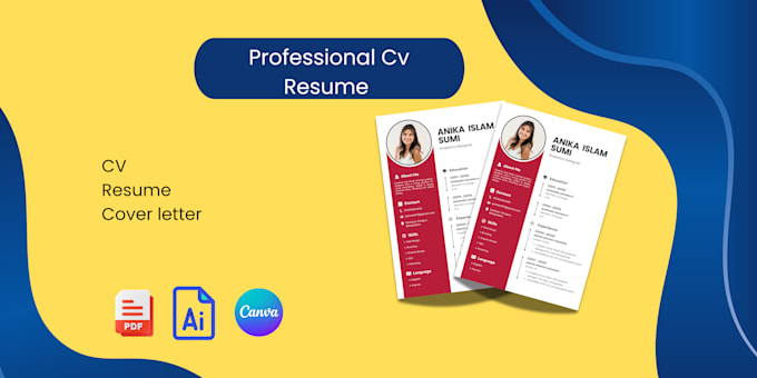 Bestseller - do professional resume , CV maker  and cv resume