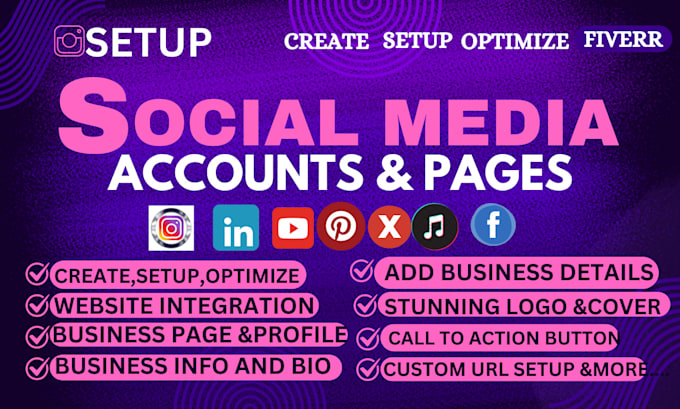 Gig Preview - Fix and create fb business page setup and optimize