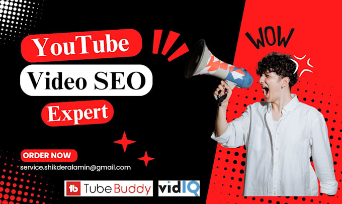 Gig Preview - Boost your youtube video rankings with expert SEO optimization