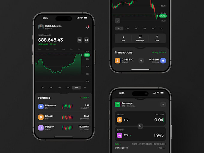 Gig Preview - Develop stock trading app forex trading app wallet app crypto wallet app