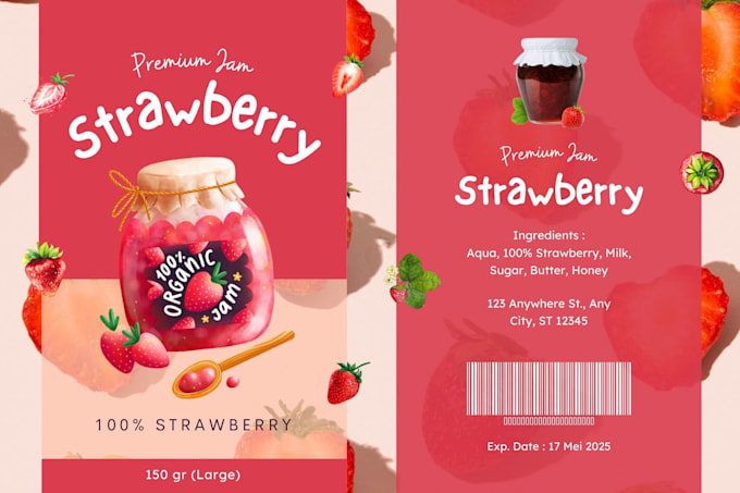 Gig Preview - Do product label design and box package design for your product and packaging