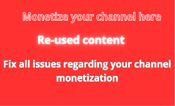 Gig Preview - Fix youtube reused or repetitive content problem for monetization