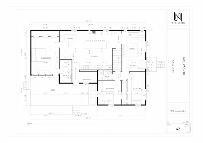 Gig Preview - Draw any type of 2d drawing in revit plan,elevation,section