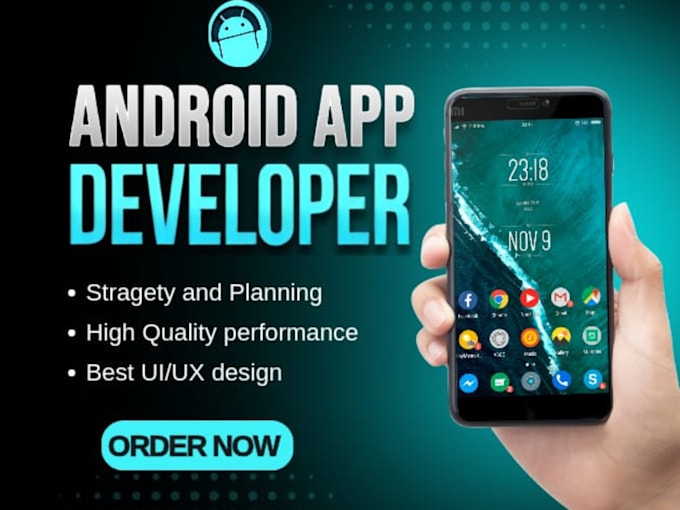 Bestseller - develop custom mobile app for android with best UI design