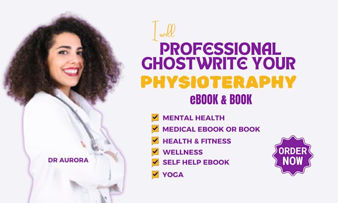 Gig Preview - Be mental health ebook ghostwriter, self help, and pphysiotherapy ebook writer