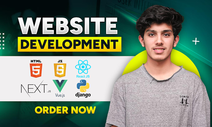 Gig Preview - Build, rebuild website development as full stack developer, frontend developer