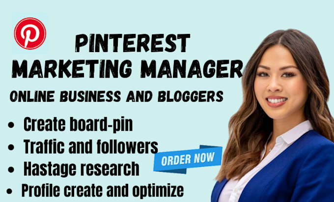 Gig Preview - Be your professional pinterest manager and marketing for organic growth