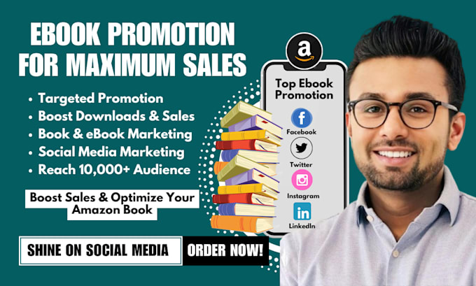 Gig Preview - Promote your ebook for maximum downloads and sales