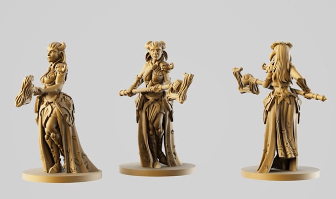 Gig Preview - Be your 3d sculptor,sculpt3d for print, detailed 3dobjects, 3dstatue,3dprint,stl