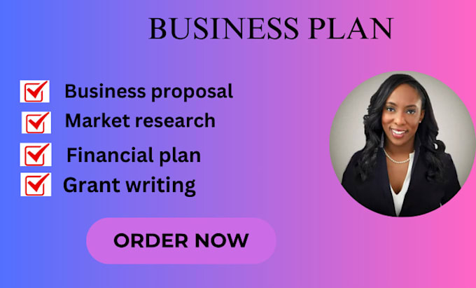 Gig Preview - Craft investor ready business plan, pitch deck, financial plan ,grant writing