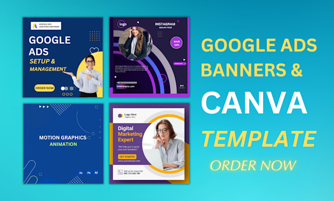 Bestseller - design social media posts ads banners in canva templates