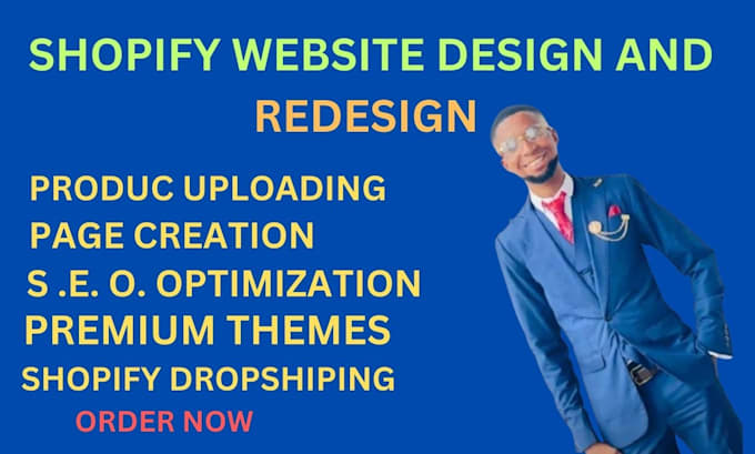 Gig Preview - Build shopify website store and redesign shopify website store