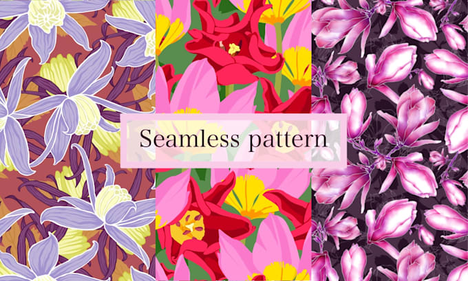 Gig Preview - Create unique seamless pattern for you