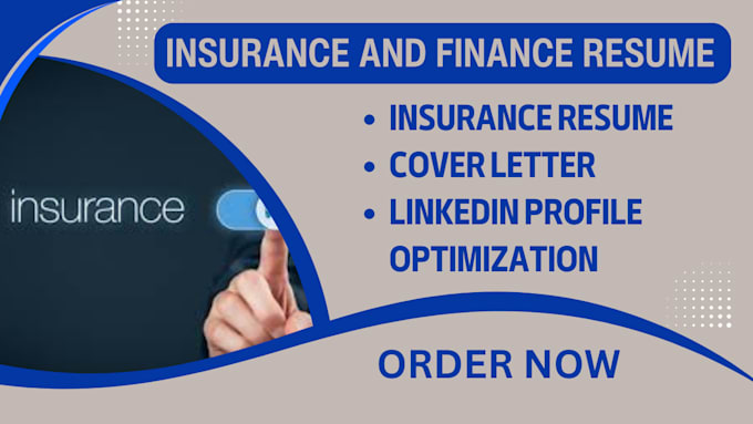 Bestseller - write and rewrite insurance resume, finance sales resume, real estate resume