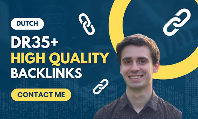 Gig Preview - Boost traffic through link building with dutch SEO backlinks