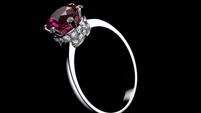 Gig Preview - Do  3d jewelry animation, 3d product animation, 3d jewelry design jewelry cad