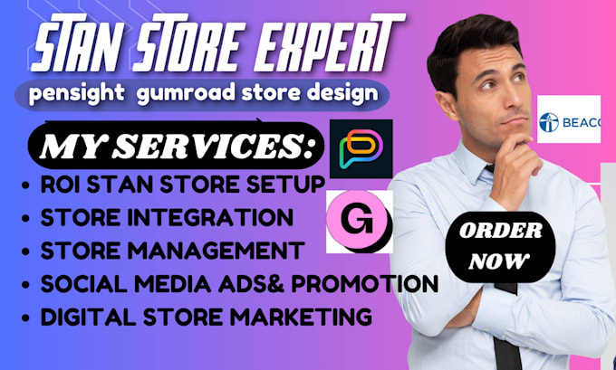 Gig Preview - Do stanstore marketing stanstore promotion stanstore design digital products