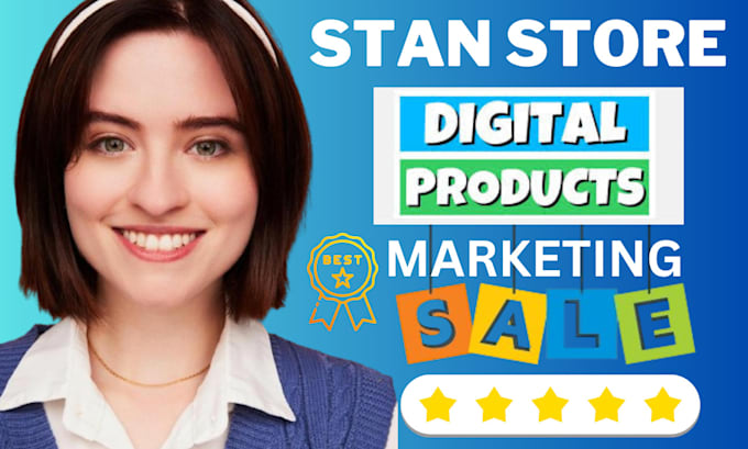 Gig Preview - Systeme io sales funnel stan store, stan store marketing, payhip store design