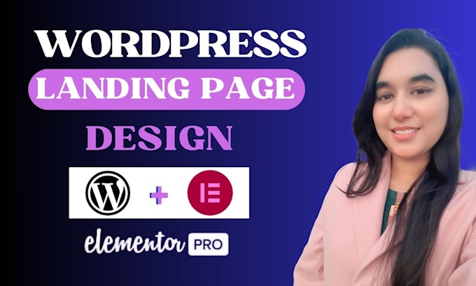 Gig Preview - Design responsive wordpress landing page and website with elementor